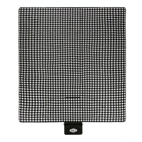 NILS CAMP NC2310 KOC PIKNIKOWY BIAŁO-CZARNY 300x200 CM PE + ALU NILS CAMP