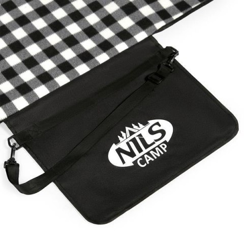 NILS CAMP NC2310 KOC PIKNIKOWY BIAŁO-CZARNY 300x200 CM PE + ALU NILS CAMP