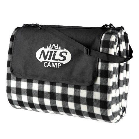 NILS CAMP NC2310 KOC PIKNIKOWY BIAŁO-CZARNY 300x200 CM PE + ALU NILS CAMP