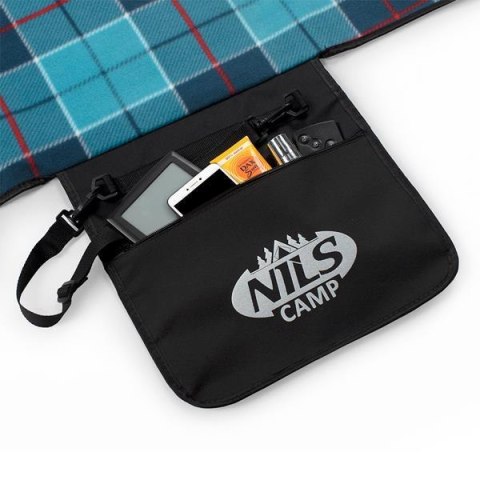 NILS CAMP NC8002 KOC PIKNIKOWY KRATKA NIEBIESKI 250x200 PE ALU NILS CAMP