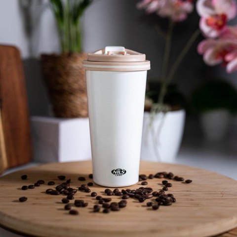 NILS CAMP NCB18 BIAŁY KUBEK TERMICZNY NILS CAMP