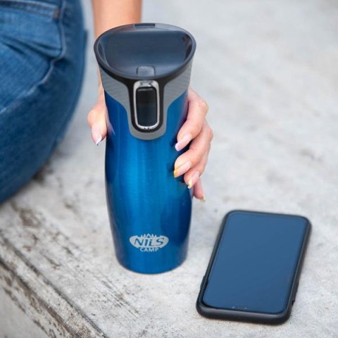 NILS CAMP NCC03 NIEBIESKI KUBEK TERMICZNY NILS CAMP