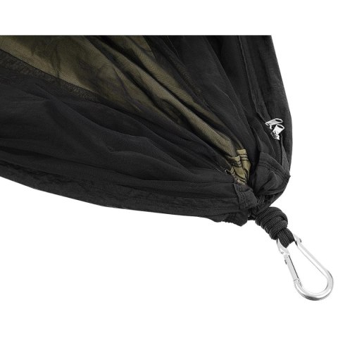 Royokamp HAMAK TURYSTYCZNY 2 OSOBOWY 270X140CM Z MOSKITIERĄ ZIELONY