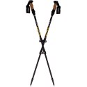 Enero KIJE NORDIC WALKING W POKROWCU EVO ENERO PRO CZARNY MAT
