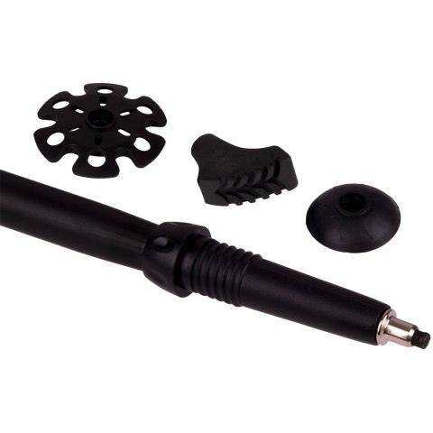 Enero KIJE NORDIC WALKING W POKROWCU EVO ENERO PRO CZARNY MAT