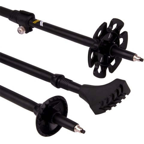 Enero KIJE NORDIC WALKING W POKROWCU EVO ENERO PRO CZARNY MAT