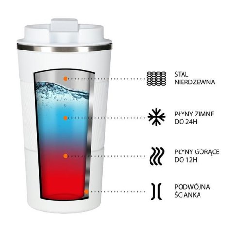 NILS CAMP NCC09 BIAŁY KUBEK TERMICZNY NILS CAMP