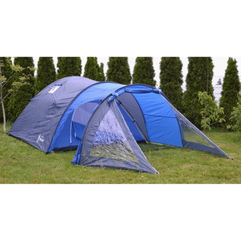 Royokamp NAMIOT TURYSTYCZNY 4 OSOBOWY COOL SZARO-NIEBIESKI