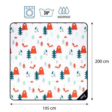NILS CAMP NC8028 LAS KOC PIKNIKOWY 195X200 CM NILS CAMP