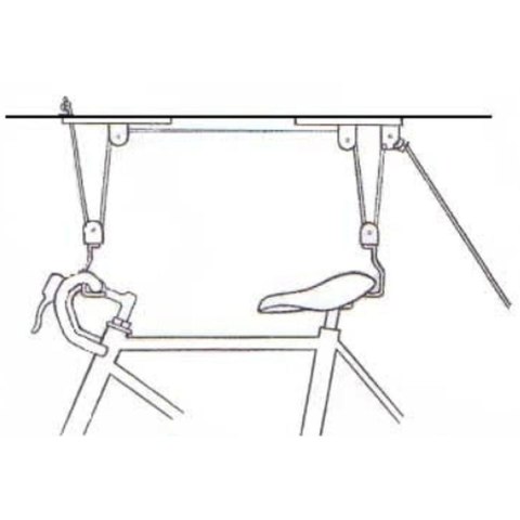 Dunlop UCHWYT SUFITOWY ROWEROWY PODNOŚNIK NA ROWER WINDA DUNLOP