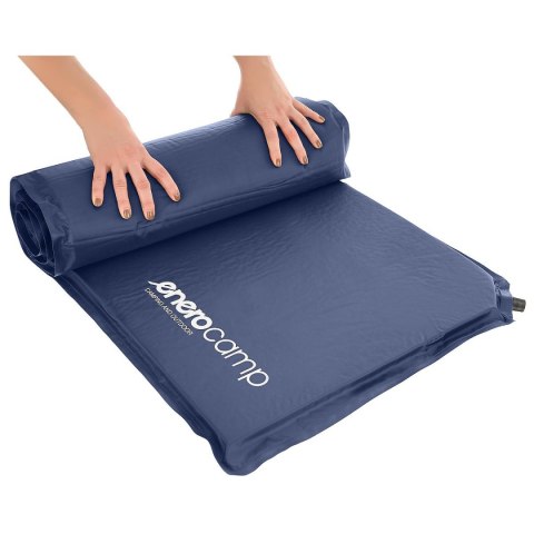Enero Camp MATA SAMOPOMPUJĄCA TURYSTYCZNA MATERAC 180X50X3CM GRANATOWA