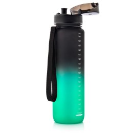 Meteor Bidon sportowy Meteor 1000 ml czarny/zielony