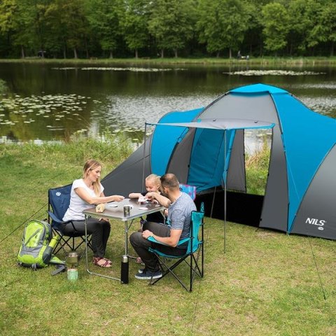 NILS CAMP NC6031 NIEBIESKO-SZARY NAMIOT KEMPINGOWY HIGHLAND NILS CAMP