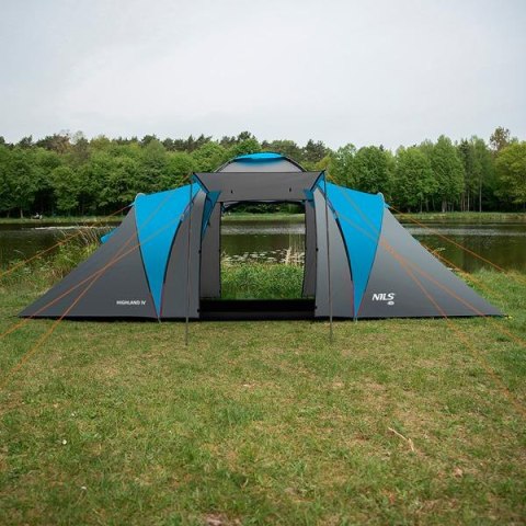 NILS CAMP NC6431 NAMIOT KEMPINGOWY NIEBIESKO-SZARY HIGHLAND IV NILS CAMP