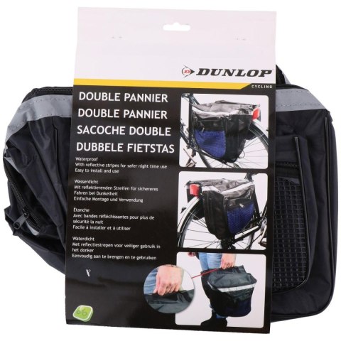 Dunlop SAKWA TORBA ROWEROWA NA TYŁ BAGAŻNIK XXL 26L GRANATOWA DUNLOP