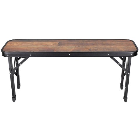 Enero Camp STOLIK TURYSTYCZNY SKŁADANY KEMPINGOWY 90x60x70CM I 2 ŁAWKI 87x23x39CM DREWNO