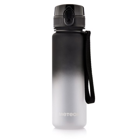Meteor Bidon sportowy Meteor 500 ml czarny/biały