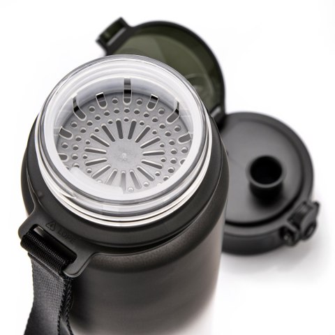 Meteor Bidon sportowy Meteor 500 ml czarny/biały