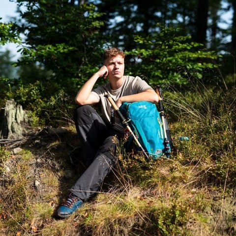 NILS CAMP NC1917 PLECAK TURYSTYCZNY BLUE RAMBLER 40L NILS CAMP