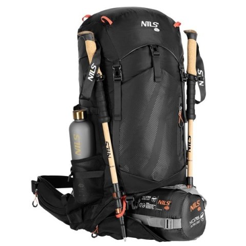 NILS CAMP NC1992 PLECAK TURYSTYCZNY CZARNY NORDKAPP 65L NILS CAMP