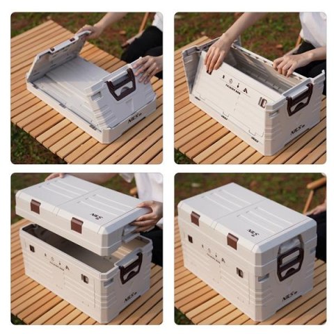 NILS CAMP NCB4003 SKŁADANA SKRZYNIA KEMPINGOWA Z POKRYWĄ 50L NILS CAMP