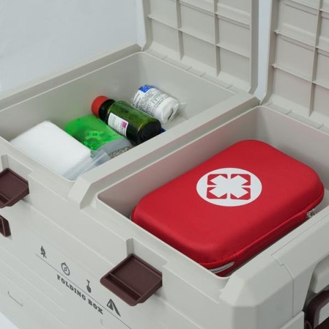 NILS CAMP NCB4003 SKŁADANA SKRZYNIA KEMPINGOWA Z POKRYWĄ 50L NILS CAMP