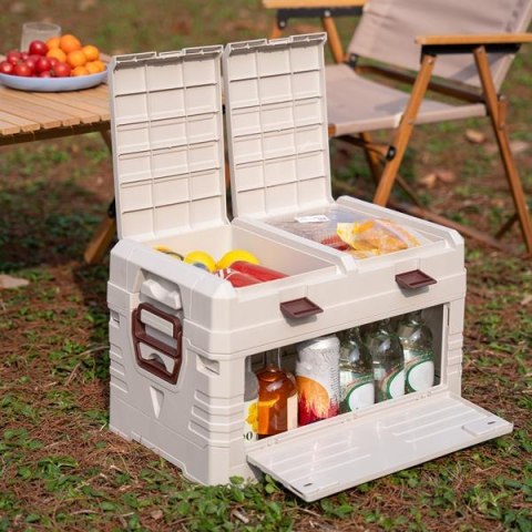 NILS CAMP NCB4003 SKŁADANA SKRZYNIA KEMPINGOWA Z POKRYWĄ 50L NILS CAMP