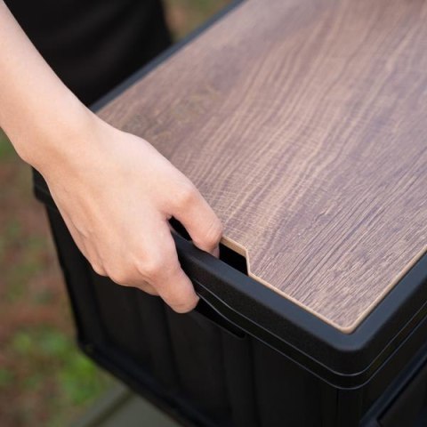 NILS CAMP NCB4005 SKŁADANA SKRZYNIA KEMPINGOWA Z FUNKCJĄ STOŁU 2W1 20L NILS CAMP