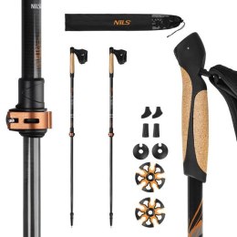 NILS NW8613 KIJE NORDIC WALKING WŁÓKNO WĘGLOWE NILS