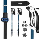 NILS TK8601 BLUE KIJE TREKKINGOWE ALUMINIOWE NILS