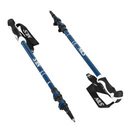 NILS TK8601 BLUE KIJE TREKKINGOWE ALUMINIOWE NILS