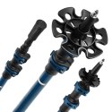 NILS TK8601 BLUE KIJE TREKKINGOWE ALUMINIOWE NILS