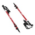 NILS TK8601 RED KIJE TREKKINGOWE ALUMINIOWE NILS