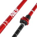 NILS TK8601 RED KIJE TREKKINGOWE ALUMINIOWE NILS