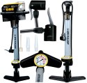 Dunlop POMPKA WARSZTATOWO ROWEROWA DUNLOP 230Psi (16Bar) Z MANOMETREM SZARA