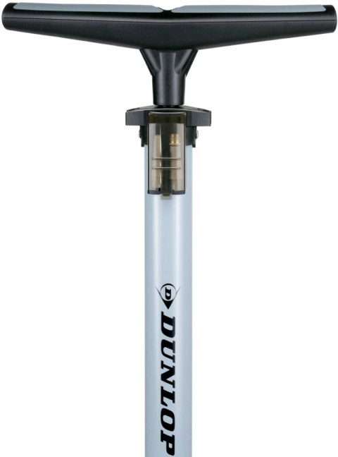 Dunlop POMPKA WARSZTATOWO ROWEROWA DUNLOP 230Psi (16Bar) Z MANOMETREM SZARA