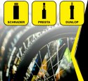 Dunlop POMPKA WARSZTATOWO ROWEROWA DUNLOP 230Psi (16Bar) Z MANOMETREM SZARA