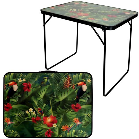 Enero Camp STOLIK TURYSTYCZNY 80x60x70CM FLOWER