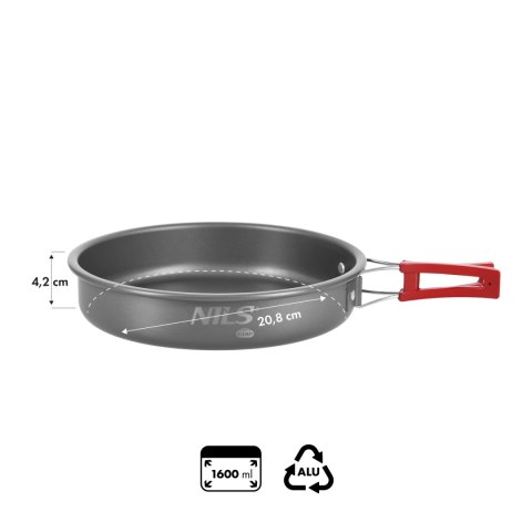 NILS CAMP NC17116 SKŁADANA PATELNIA TURYSTYCZNA 1,6 L NILS CAMP