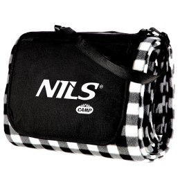 NILS CAMP NC2311 KOC PIKNIKOWY BIAŁO-CZARNY 200x200 CM PE + ALU NILS CAMP