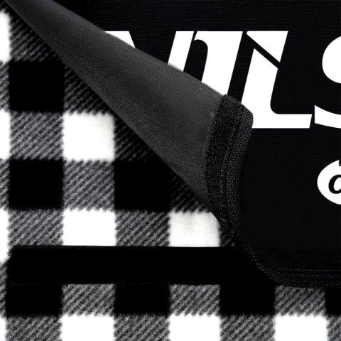 NILS CAMP NC2311 KOC PIKNIKOWY BIAŁO-CZARNY 200x200 CM PE + ALU NILS CAMP