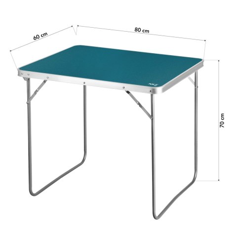 NILS CAMP NC3401 STÓŁ KEMPINGOWY 80x60x70 CM NIEBIESKI NILS CAMP