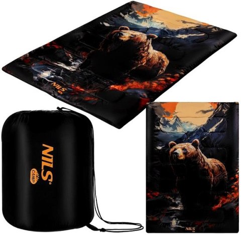 NILS CAMP NC3601 ŚPIWÓR 3W1 DWUOSOBOWY BEAR NILS CAMP