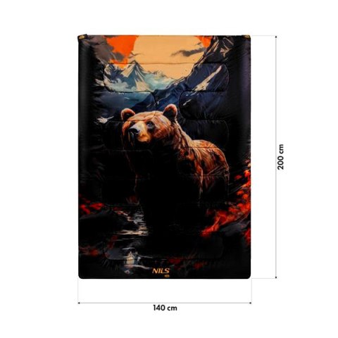 NILS CAMP NC3601 ŚPIWÓR 3W1 DWUOSOBOWY BEAR NILS CAMP