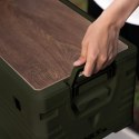 NILS CAMP NCB4002 SKŁADANA SKRZYNIA KEMPINGOWA Z FUNKCJĄ STOŁU 2W1 ZIELONA NILS CAMP