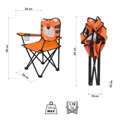 NILS FUN NC3305 KRZESŁO TIGER NILS FUN