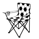 NILS NC3303 KRZESŁO SKŁADANE BIAŁO-CZARNE NILS