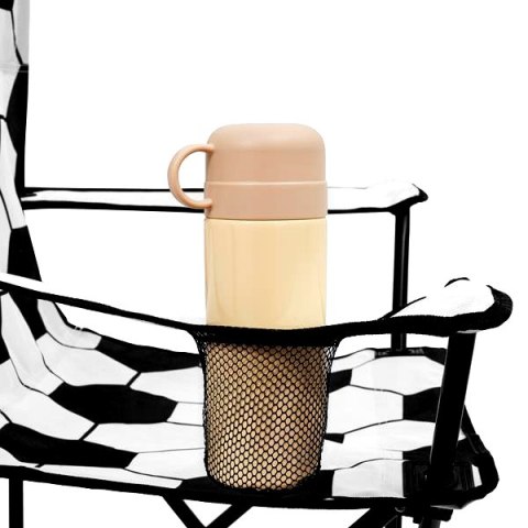 NILS NC3303 KRZESŁO SKŁADANE BIAŁO-CZARNE NILS