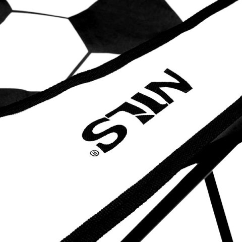 NILS NC3303 KRZESŁO SKŁADANE BIAŁO-CZARNE NILS