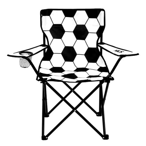 NILS NC3303 KRZESŁO SKŁADANE BIAŁO-CZARNE NILS